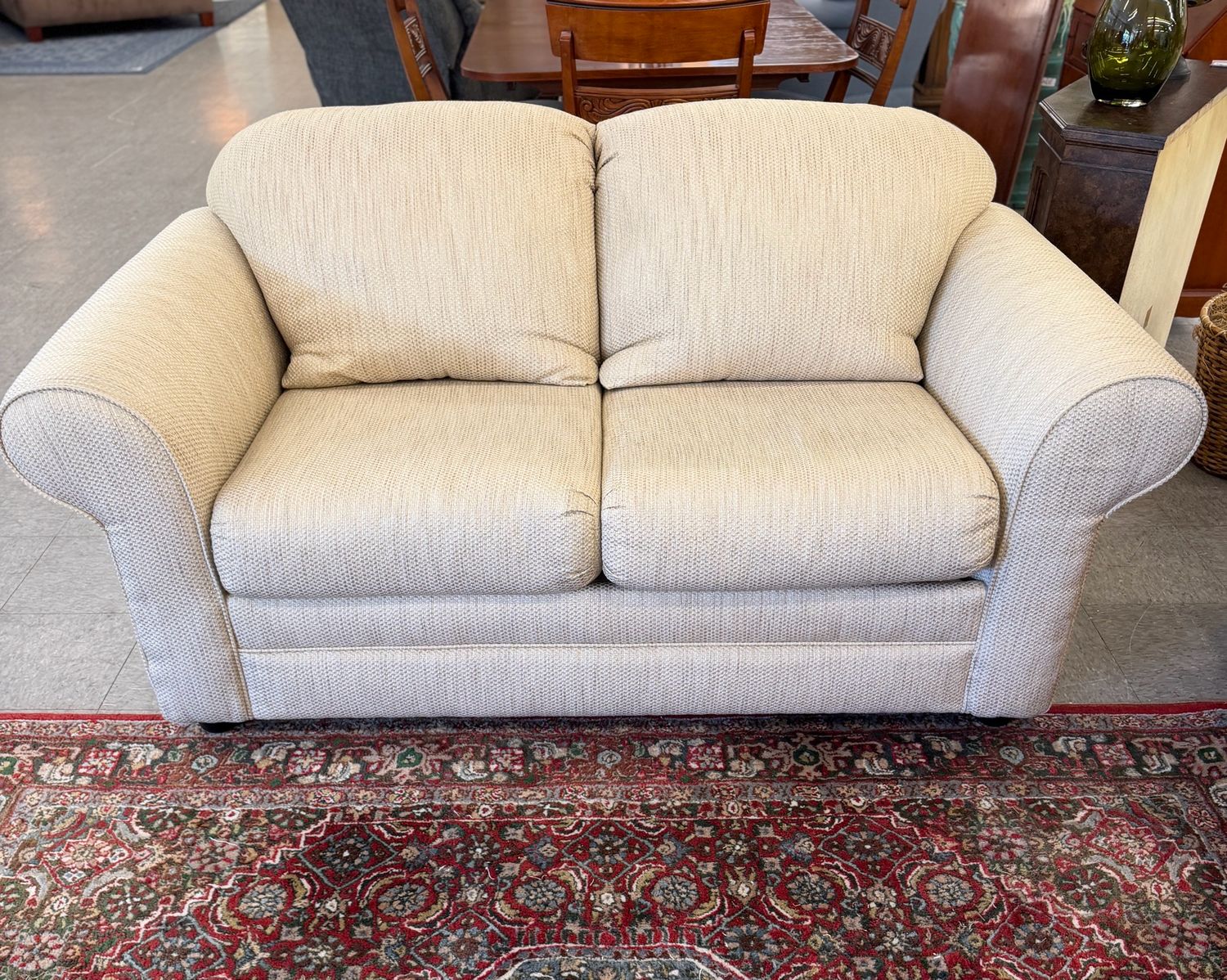 Tan Loveseat by Klaussner
