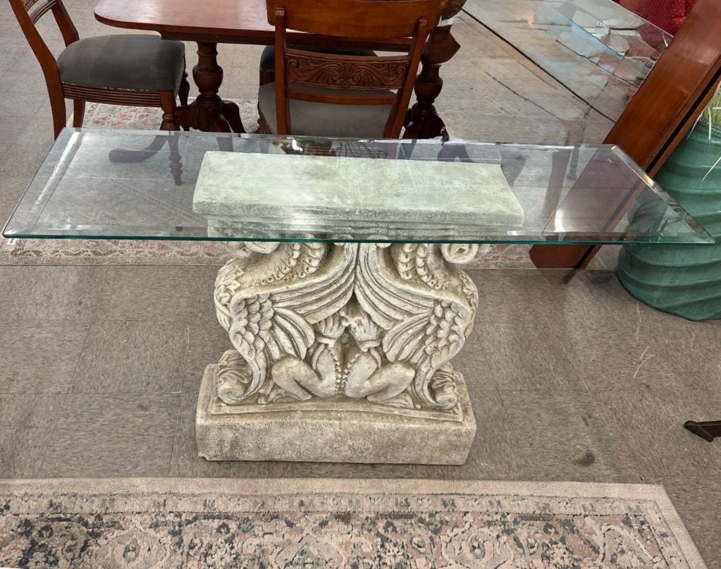 Ornate Double Griffin Console Ornate Double Griffin Console