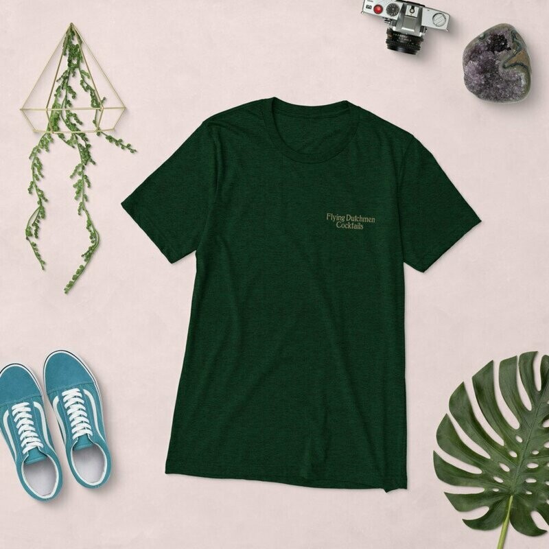 Unisex FDC Tri-Blend T-Shirt - green/gold