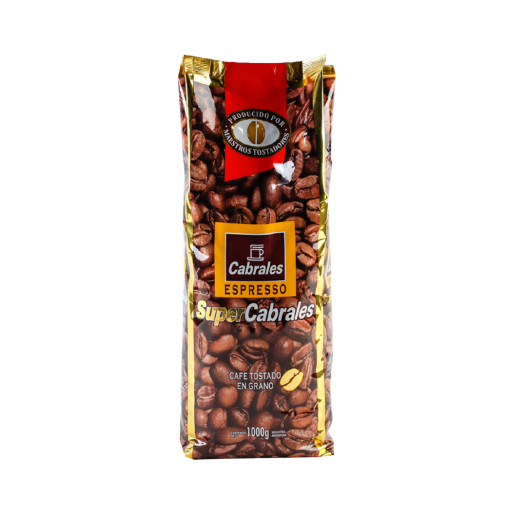 Café en grano tostado de 1000gr.