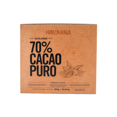 Alfajores Cacao 70% - 9 unidades