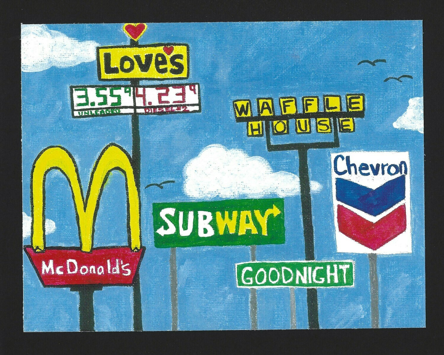 "Goodnight, Texas" Print "Goodnight, Texas" Print