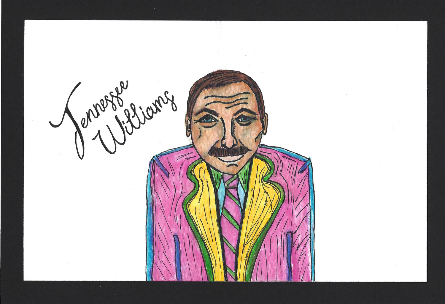 "Tennessee Williams" Print - Dead Authors Collection