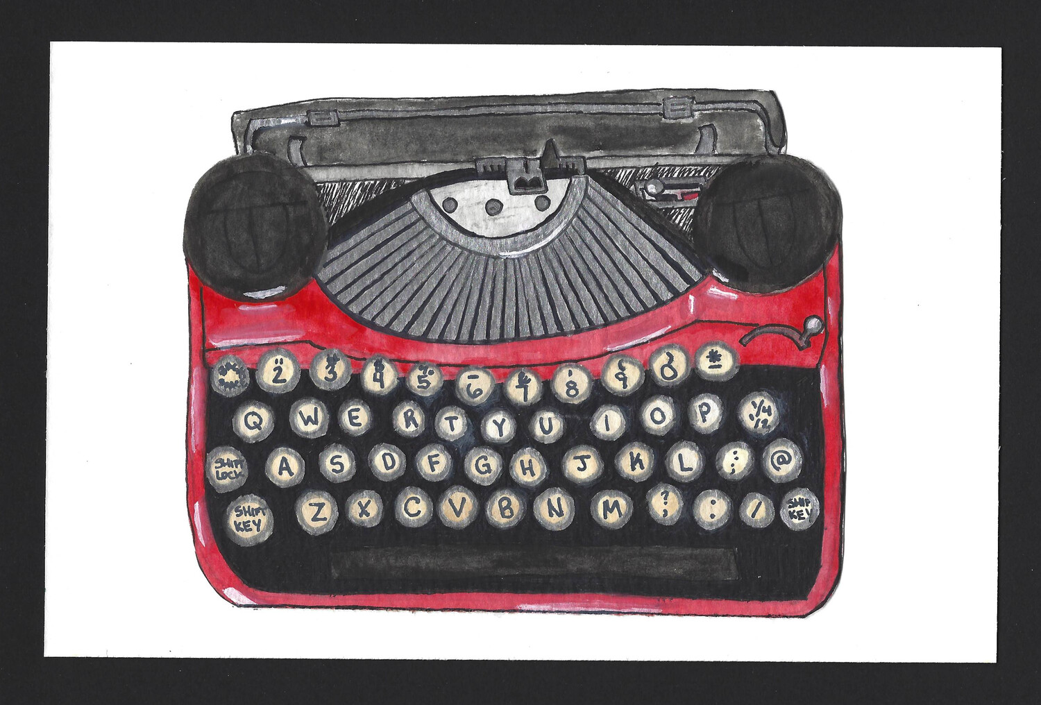 "1920s Underwood Typewriter" Print "1920s Underwood Typewriter" Print