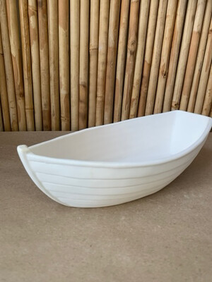 Paint Your Own Pottery - Ceramic 
 Lifeguard Boat Planter or Server Painting Kit