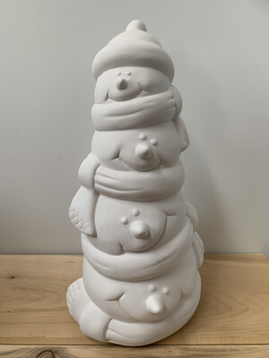 Paint Your Own Pottery - Ceramic
Snowman Stack Painting Kit