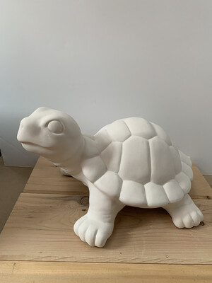 Paint Your Own Pottery - Ceramic 
 Large Garden Turtle Figurine Painting Kit