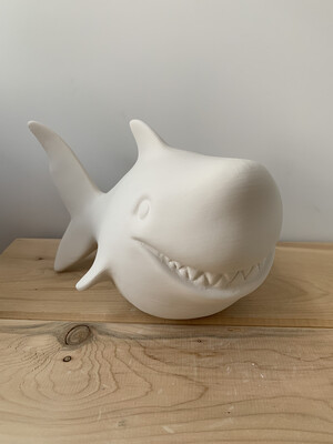 Paint Your Own Pottery - Ceramic 
 Shark Bank Painting Kit