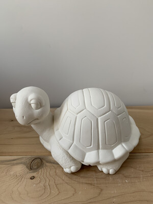 Paint Your Own Pottery - Ceramic 
 Turtle Box Painting Kit