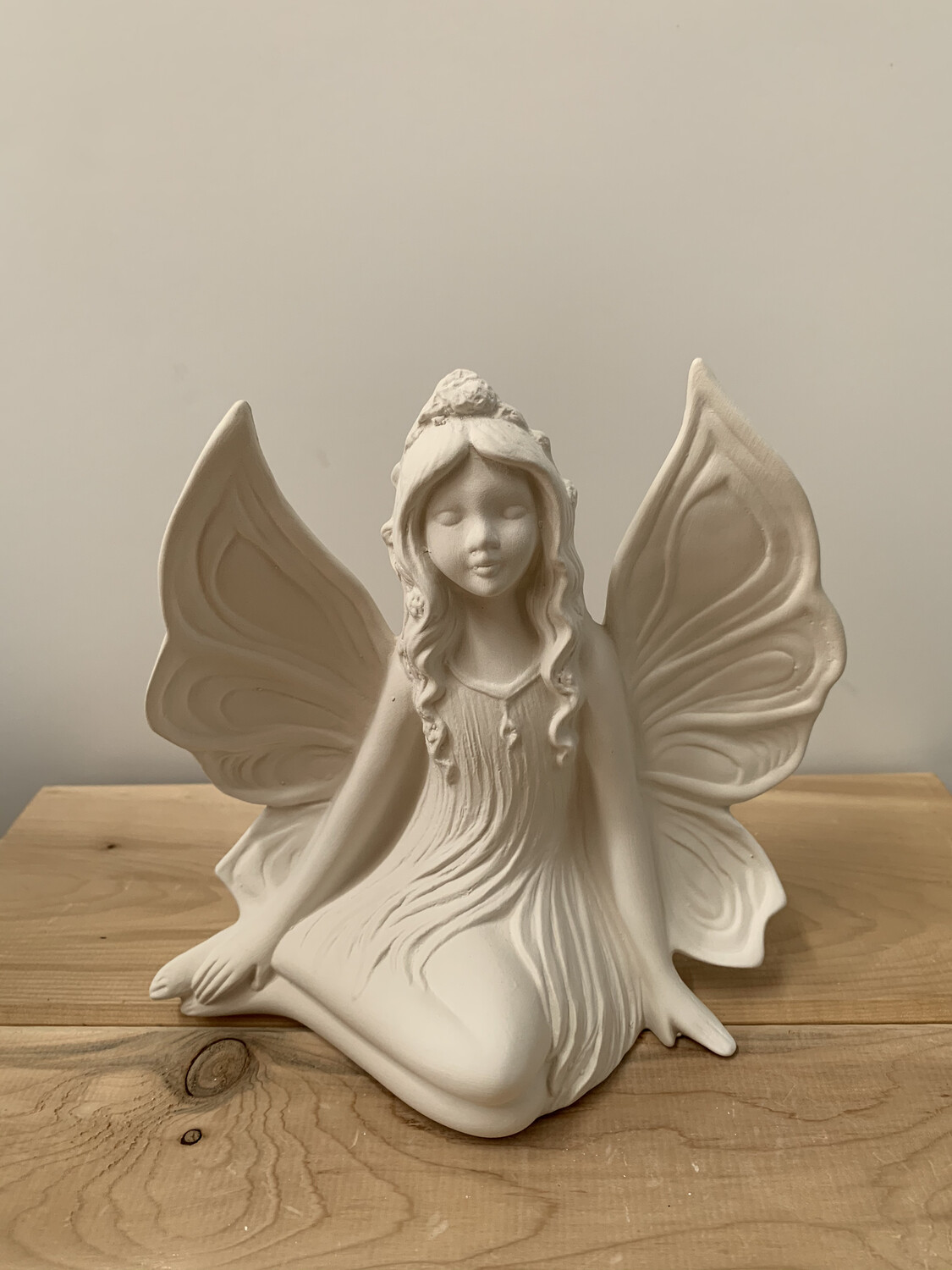 Paint Your Own Pottery - Ceramic
Side Sitting Fairy Figurine Painting Kit