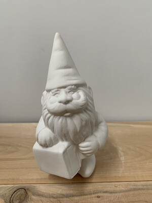 NO FIRE Paint Your Own Pottery Kit -
Ceramic Gnome Figurine Acrylic Painting Kit