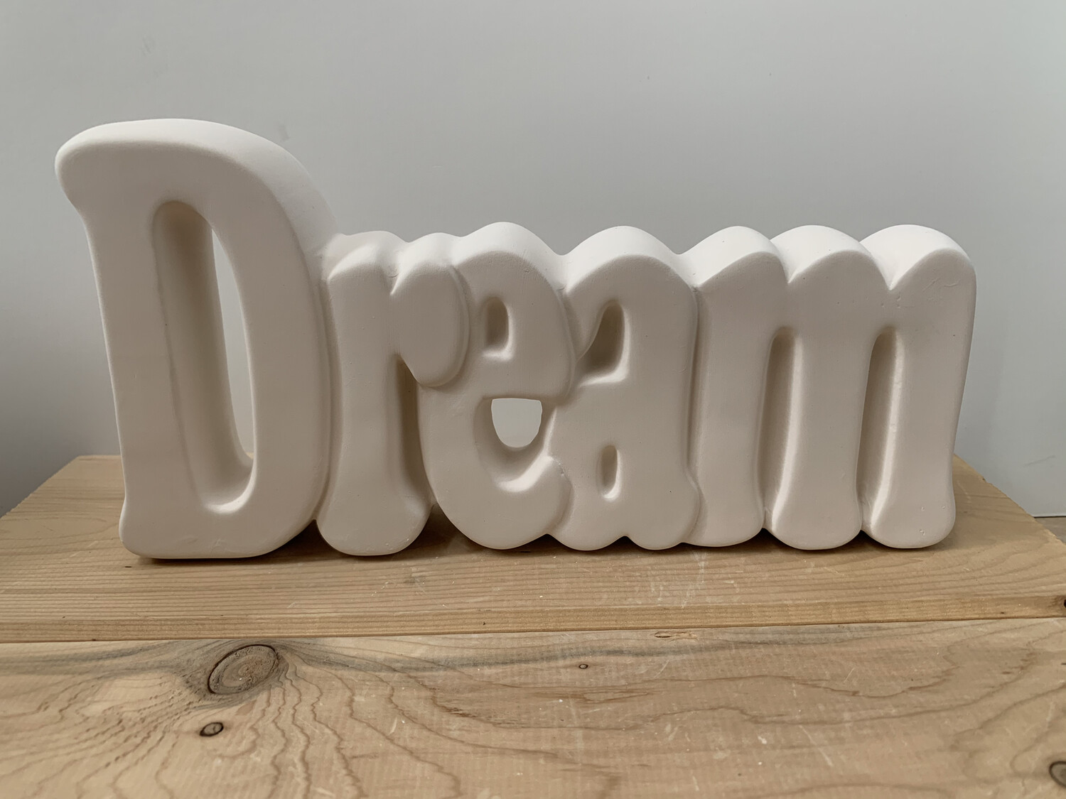 Paint Your Own Pottery - Ceramic 
 Dream Word Plaque Painting Kit