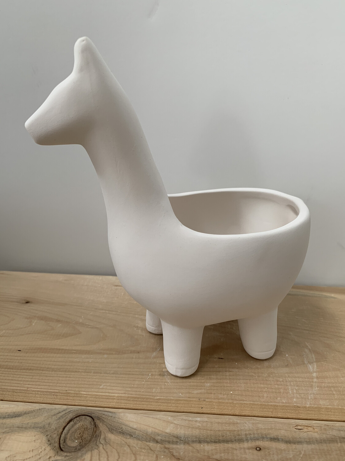 Paint Your Own Pottery - Ceramic 
 Llama Planter Painting Kit