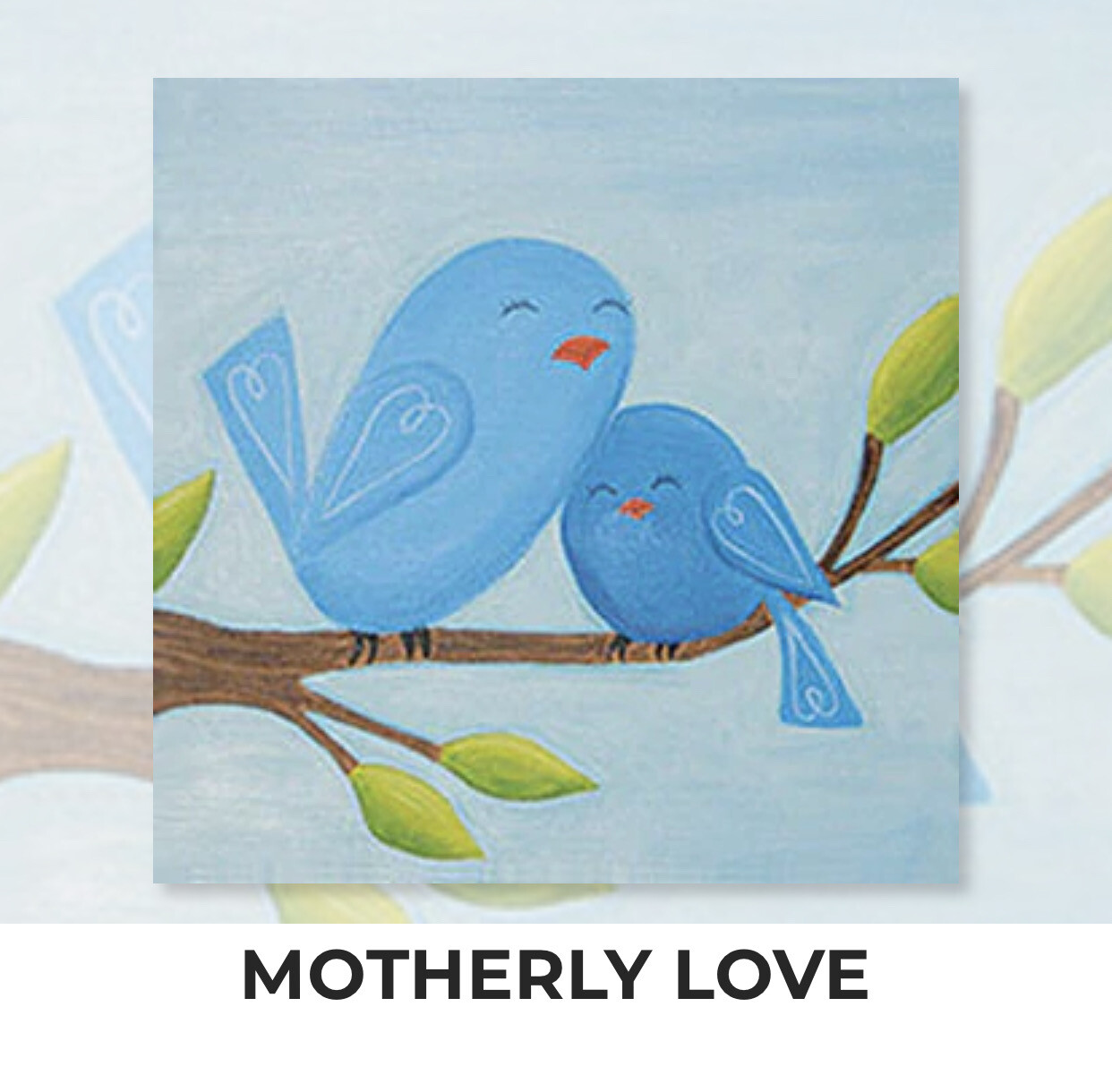 Motherly Love KIDS Acrylic Paint On Canvas DIY Art Kit