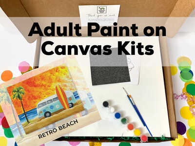 Adult Paint on Canvas Kits