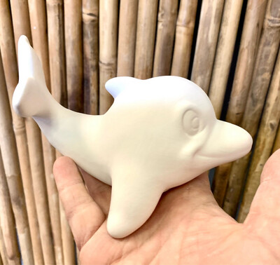 Paint Your Own Pottery - Ceramic  Dolphin Figurine Painting Kit