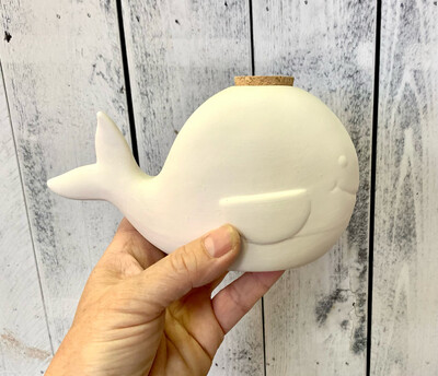 Paint Your Own Pottery - Ceramic Whale Bank Painting Kit