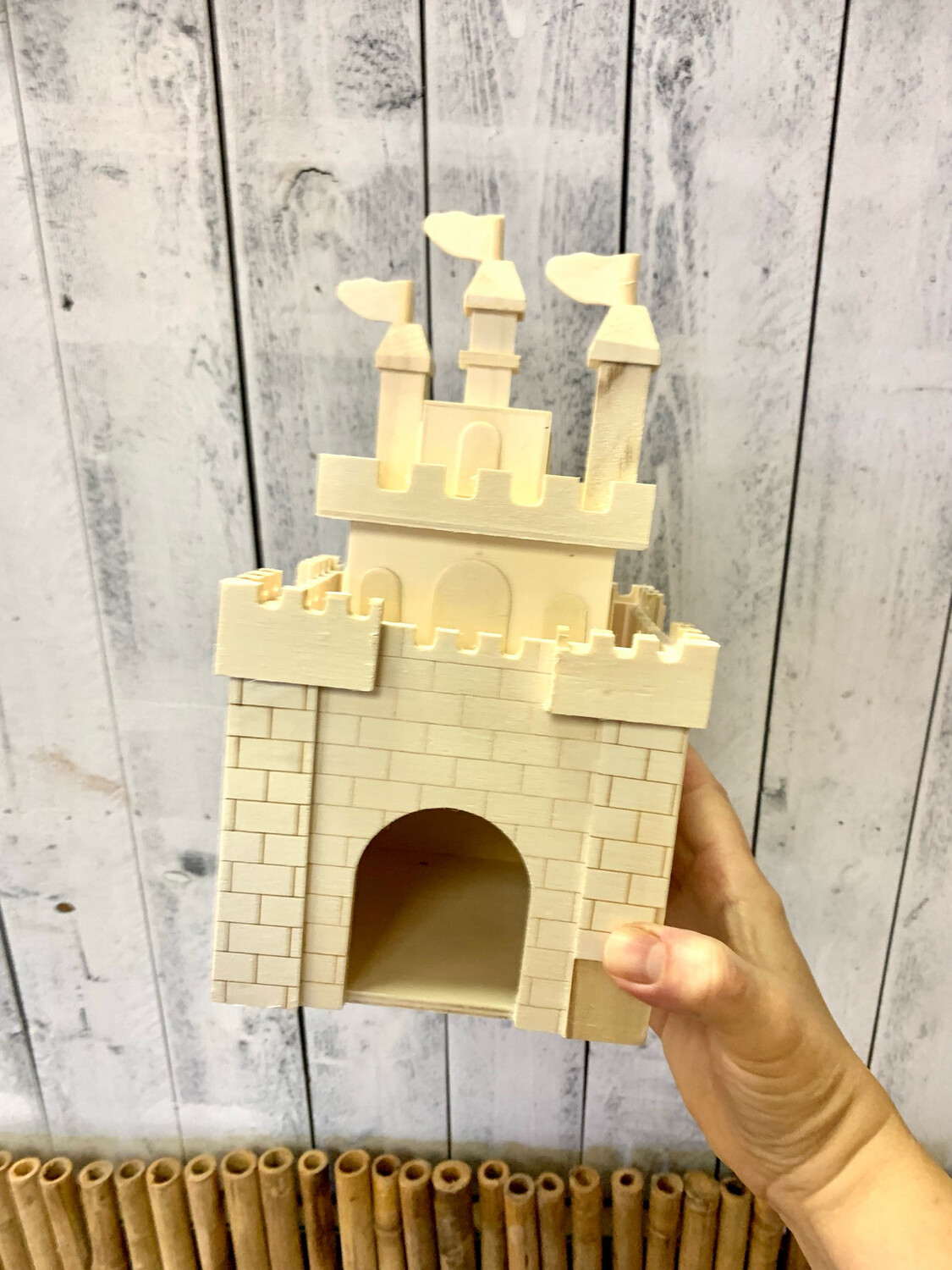 Wood Princess Castle Birdhouse Painting Set - Craft Kit 