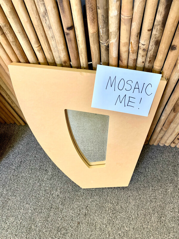 Make Your Own Mosaic - 14” By 15” Funky Wall Mirror - DIY Craft Kit