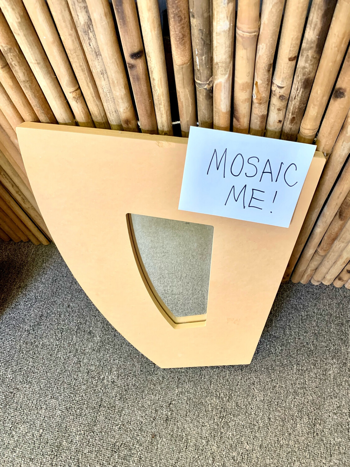 Make Your Own Mosaic - 14” By 15” Shield Wall Mirror - DIY Craft Kit
