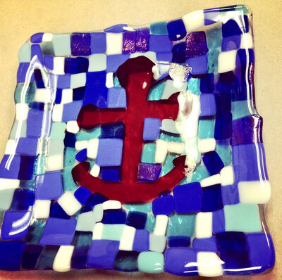 Adult Art Class - Sunday, March 26 2023 - 1-3 PM - Glass Fusion Class - Make A Plate, Tile, or 4 Coasters