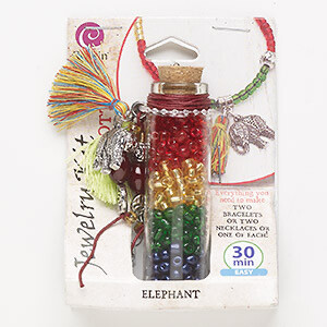 ELEPHANT Beginner’s Bead Kit - Make Your Own Necklace and Bracelet - DIY Jewelry Kit