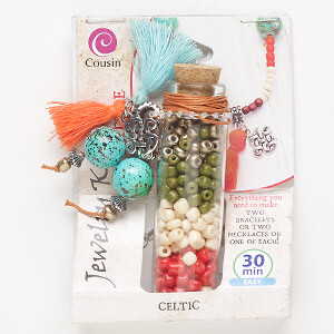 CELTIC - Beginner’s Bead Kit - Make Your Own Necklace and Bracelet - DIY Jewelry Kit