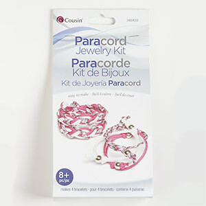 PINK - Paracord Bracelet Kit - Make Your Own Bracelets - DIY Jewelry Kit