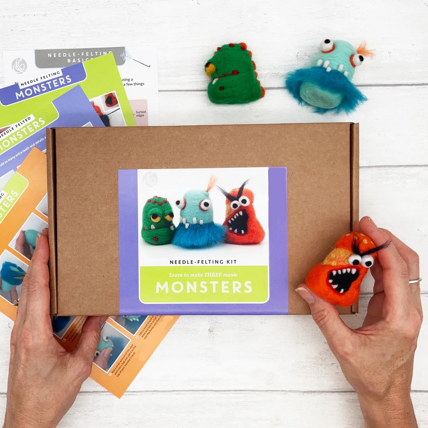 Monster Needle Felting Craft Kit For Adults