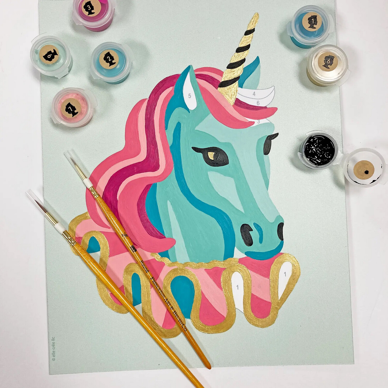 KIDS Unicorn Paint by Number Kit