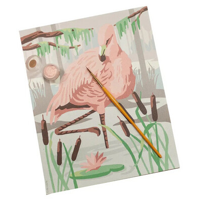 Flamingo Lagoon Paint by Number Kit