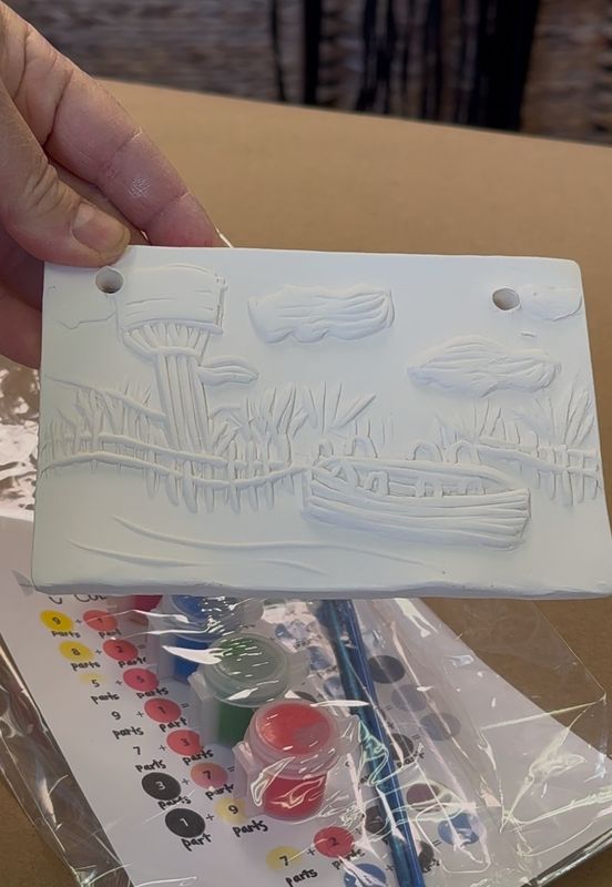 Stone Harbor Tile No Fire Acrylic Paint Your Own Pottery Kit