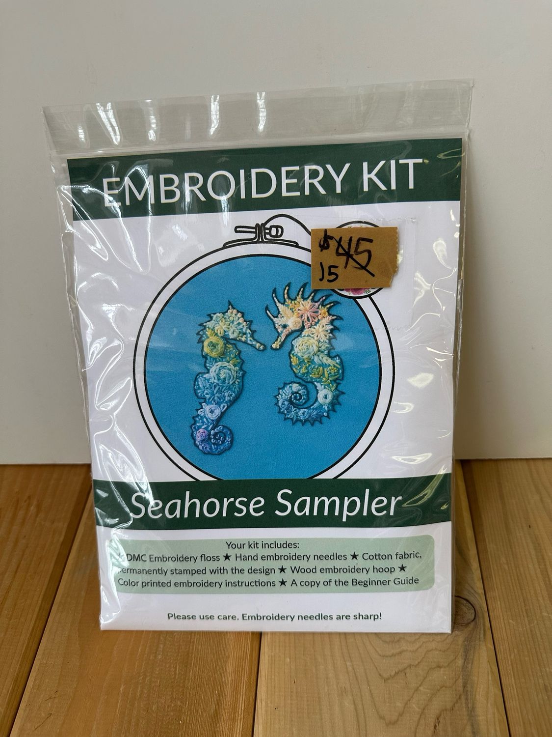 Seahorse Embroidery Kit