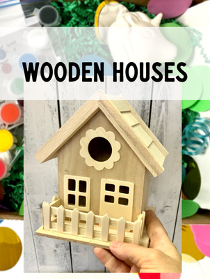 Wood Birdhouse Painting Kits