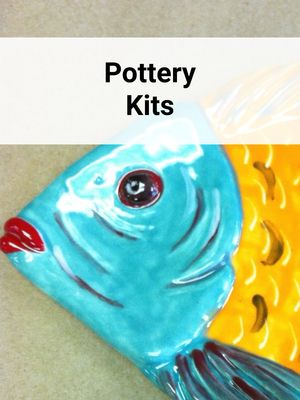 NEW: Preorder NO FIRE Acrylic Paint Your Own Pottery Kits For Pickup