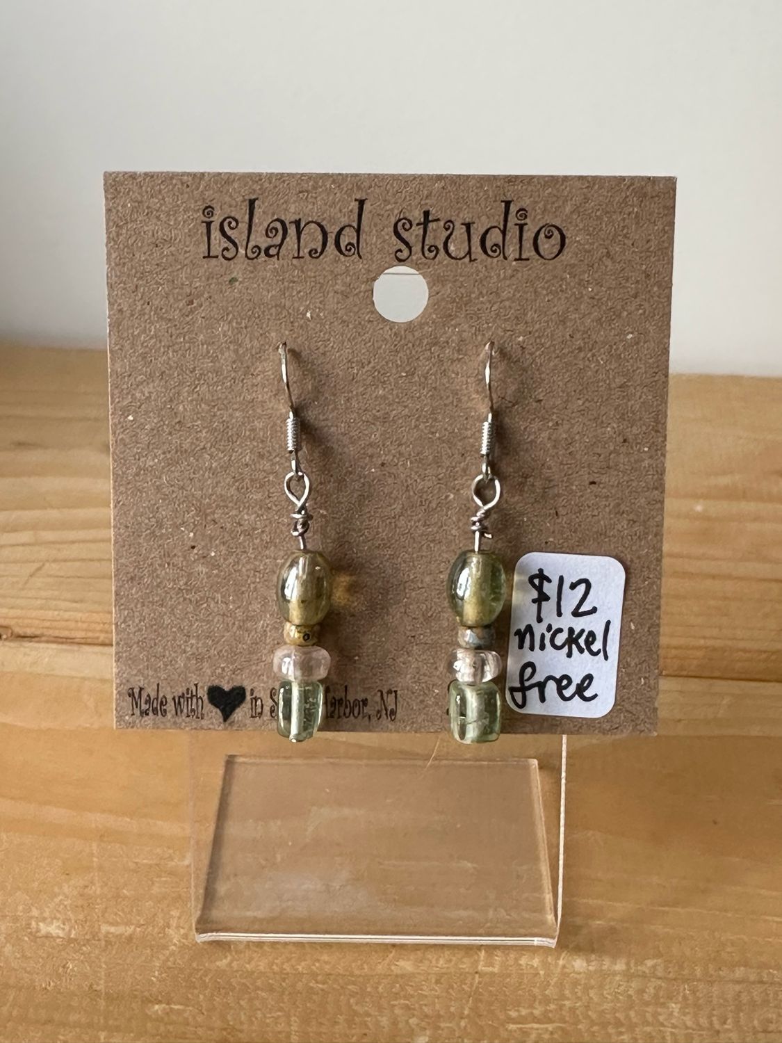 Sea Glass Dreams Beaded Earrings