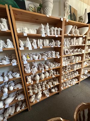 Island Studio Stone Harbor NJ Pottery Shelves