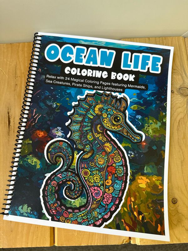 Ocean Life Coloring Book
