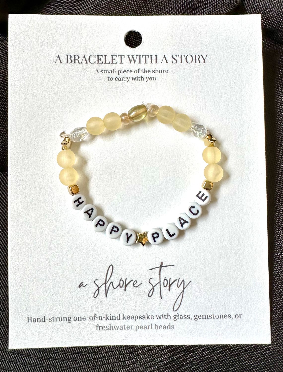 Shore Story Bracelet - Happy Place (includes free gift pouch)