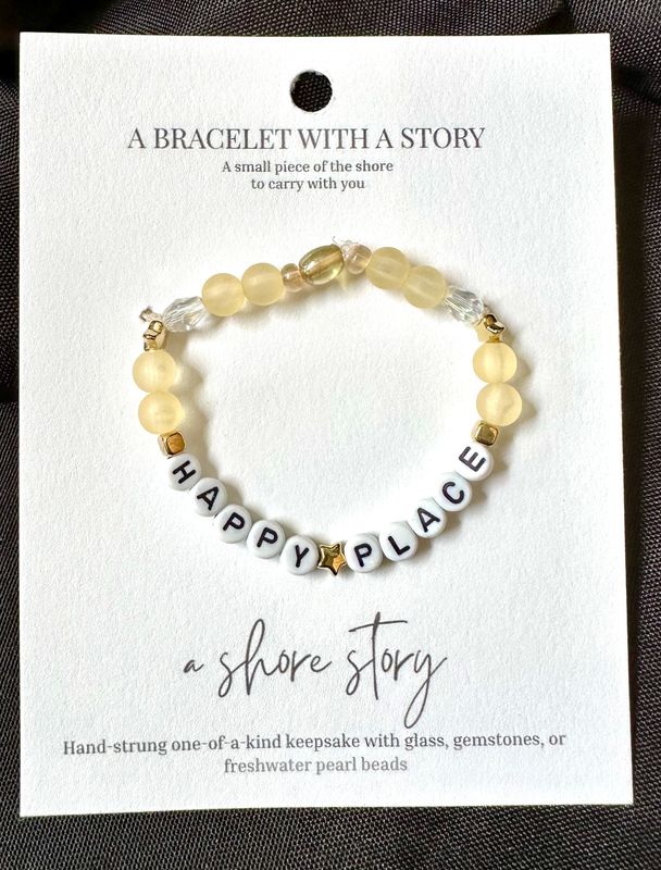 Shore Story Bracelet - Happy Place (includes free gift pouch)