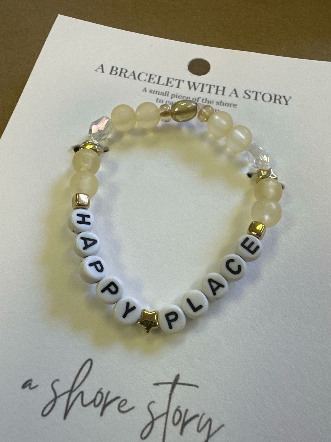 Shore Story Bracelet - Happy Place (includes free gift pouch)