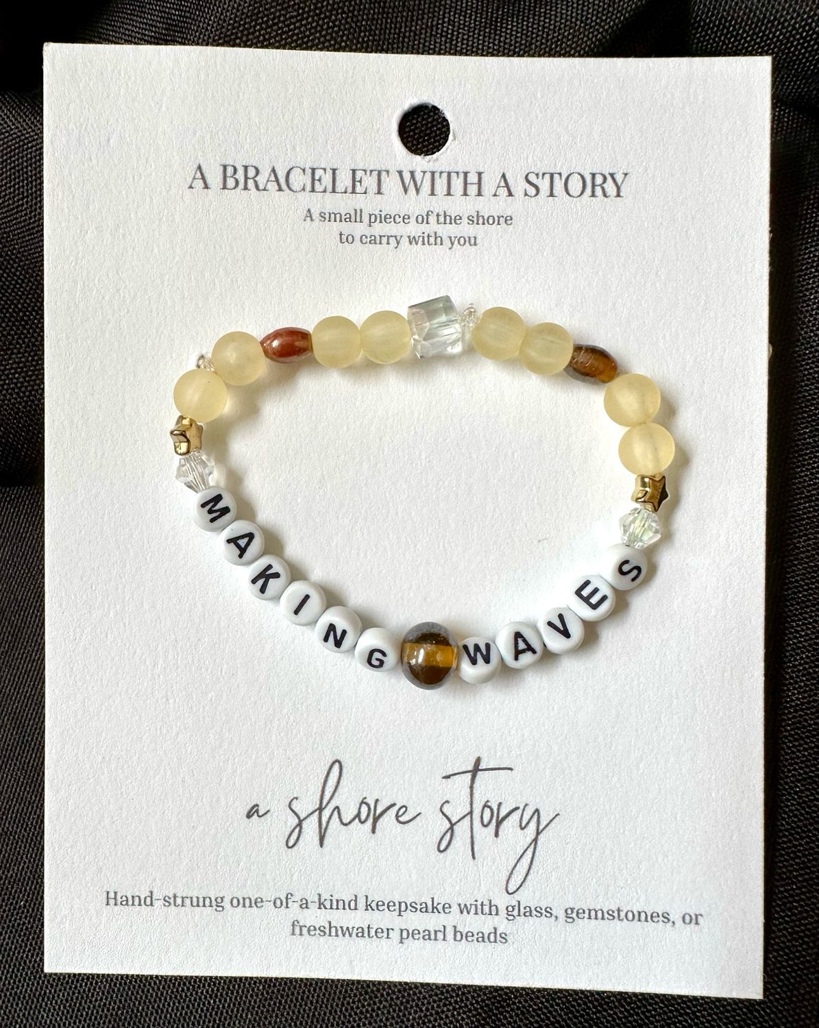 Shore Story Bracelet - Making Waves (includes free gift pouch)