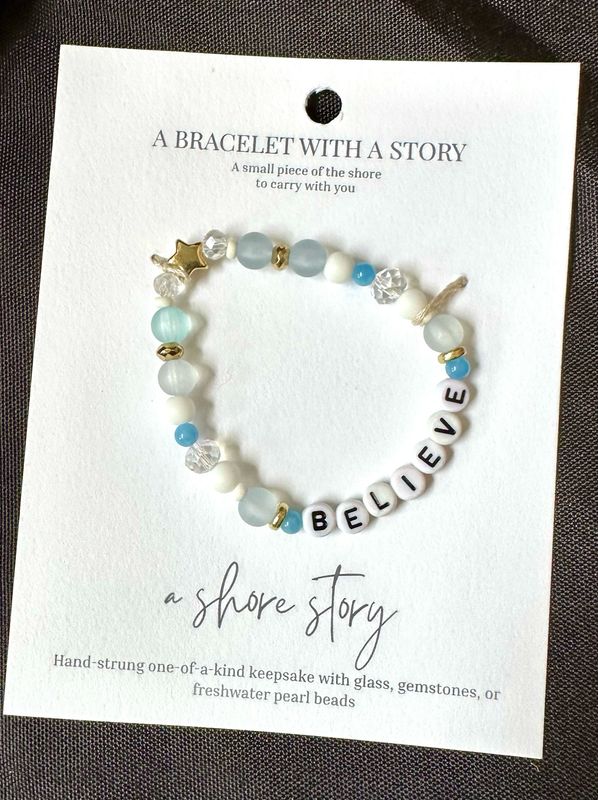 Shore Story Bracelet - Believe (includes free gift pouch)