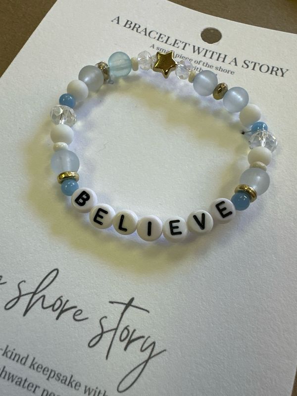 Shore Story Bracelet - Believe (includes free gift pouch)