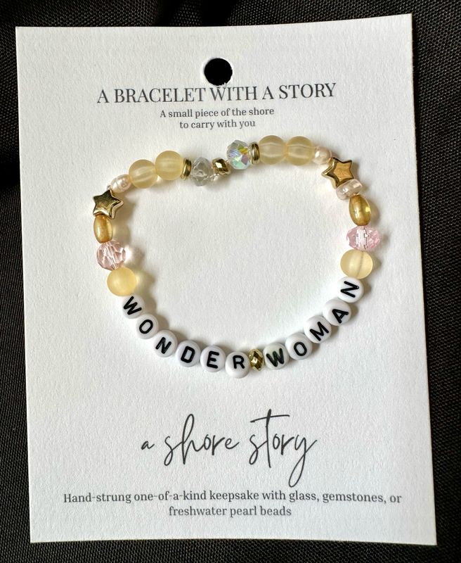 Shore Story Bracelet - Wonder Woman (includes free gift pouch)