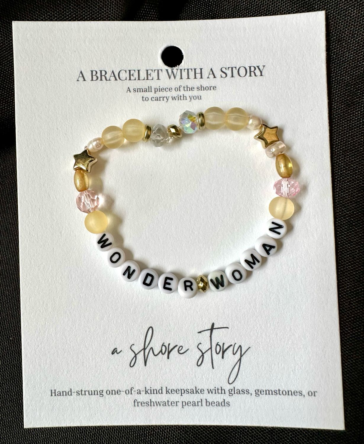 Shore Story Bracelet - Wonder Woman (includes free gift pouch)