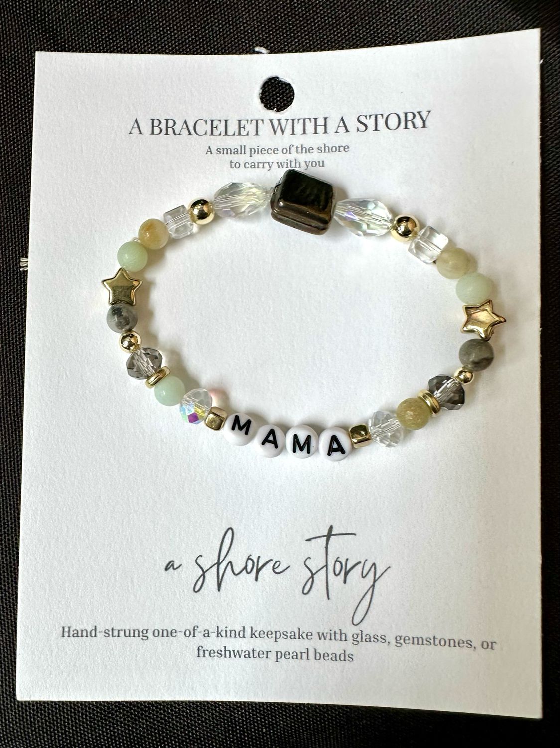 Shore Story Bracelet - Mama (includes free gift pouch)