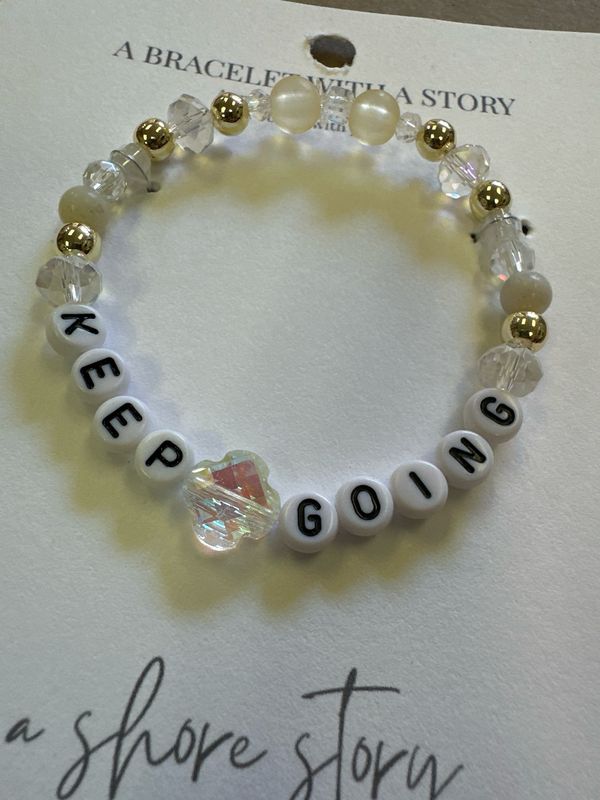 Shore Story Bracelet - Keep Going (includes free gift pouch)