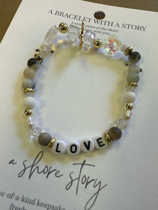 Shore Story Bracelet - Love (includes free gift pouch)