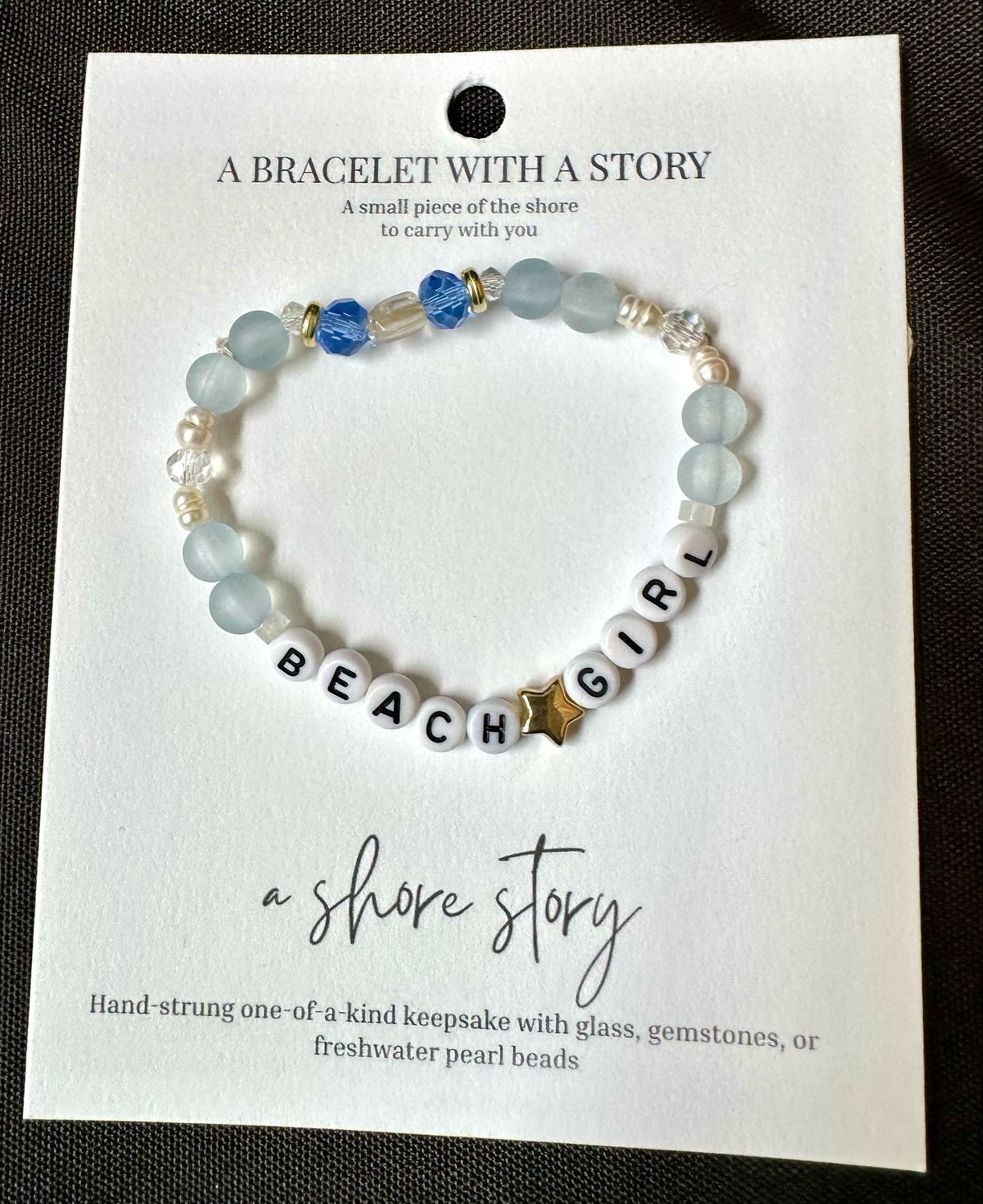 Shore Story Bracelet - Beach Girl (includes free gift pouch)